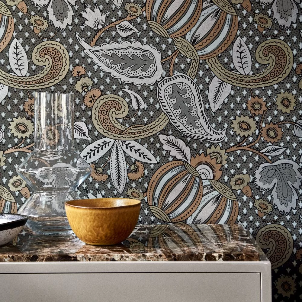 0245POPROPH - Pomegranate Wallpaper - Prophet - Little Greene