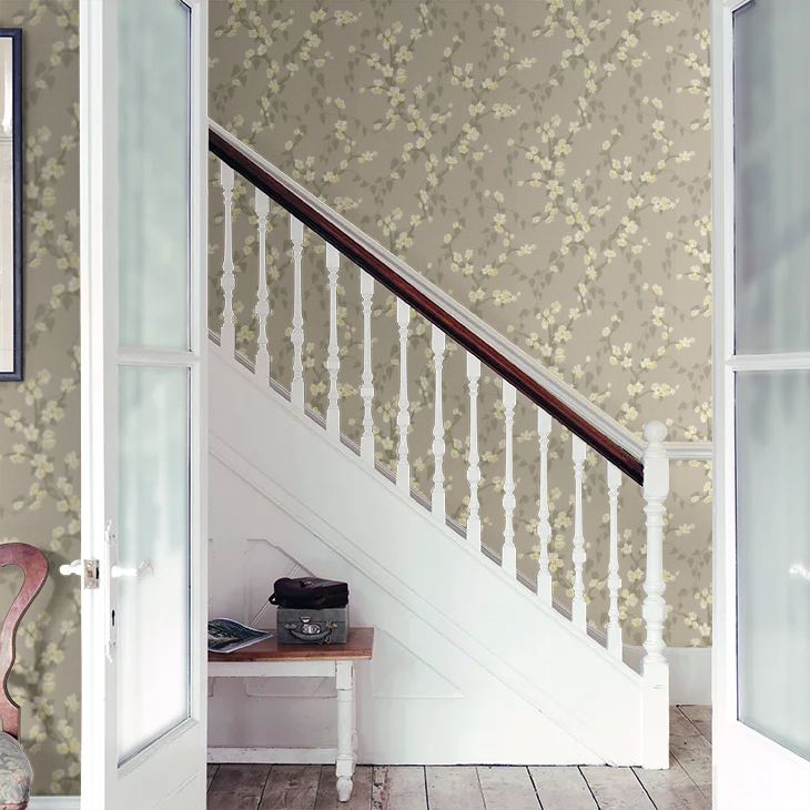 0247SAMETAL - Sakura Wallpaper - Metal - Little Greene