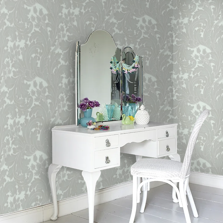 0260TUCLOUD - Tulip Wallpaper - Cloud - Little Greene