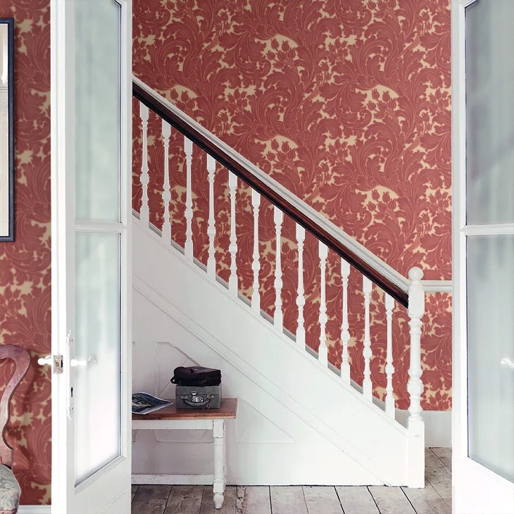0260TUTHEAT - Tulip Wallpaper - Theatre - Little Greene