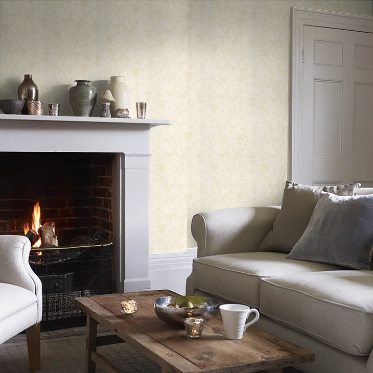 0291WRSANDZ - Wrest Trail Wallpaper - Sand - Little Greene