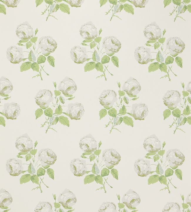 07401/10 - Bowood Wallpaper - Silver/Leaf - Colefax & Fowler
