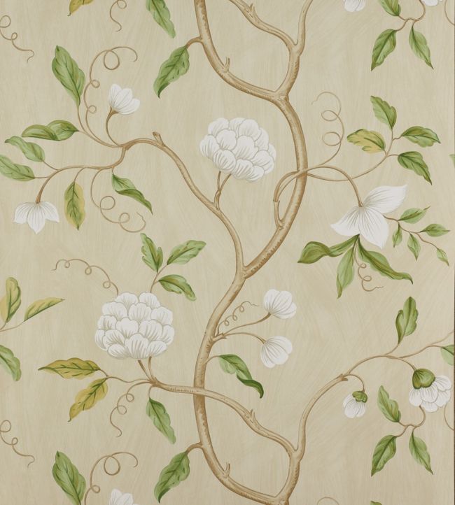 07949/01 - Snow Tree Wallpaper - Cream - Colefax & Fowler
