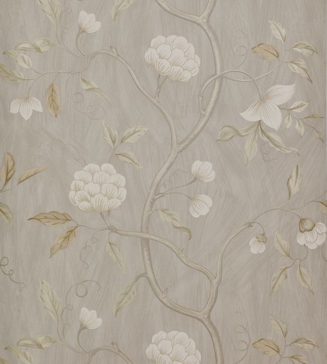 07949/10 - Snow Tree Wallpaper - Silver - Colefax & Fowler