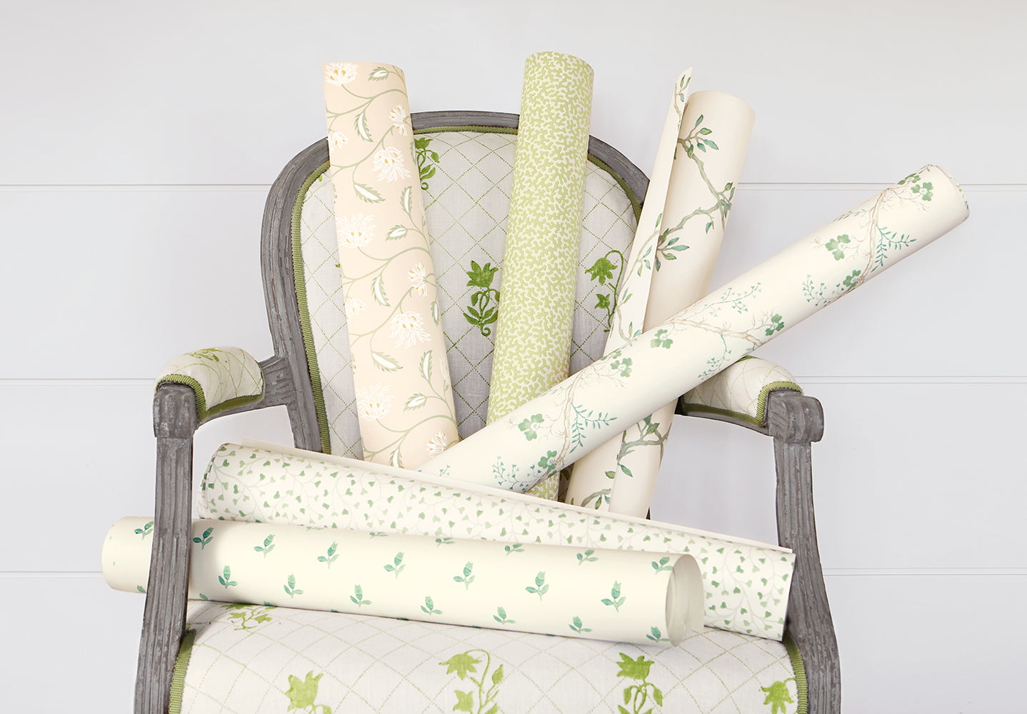 07986/06 - Sudbury Park Wallpaper - Forest Green - Colefax & Fowler