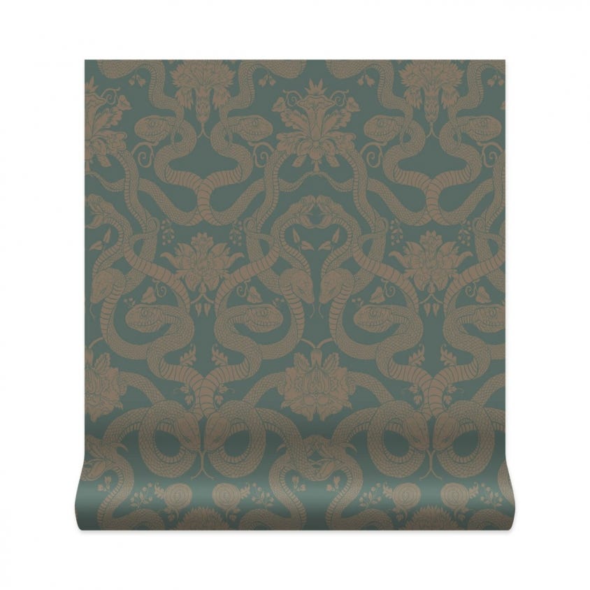 1-WA-ANC-TR-EUC-XXX-001 - Anaconda Wallpaper - Eucalyptus - House of Hackney