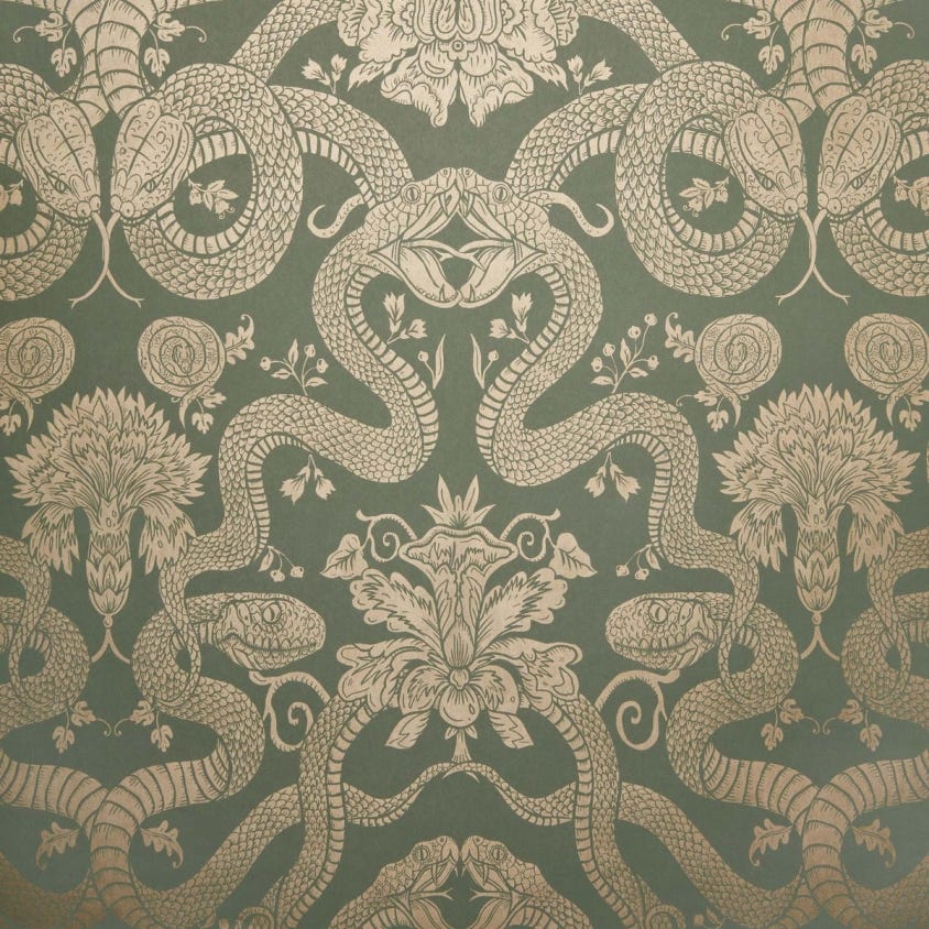 1-WA-ANC-TR-EUC-XXX-001 - Anaconda Wallpaper - Eucalyptus - House of Hackney