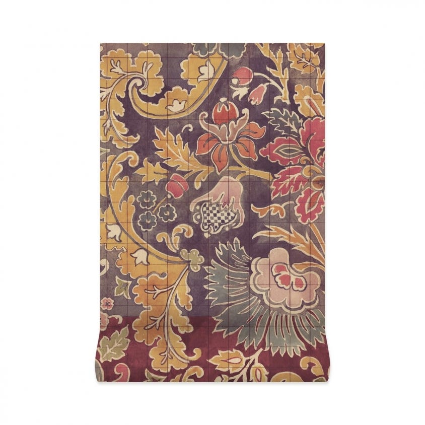 1-WA-AND-DI-ALM-XXX - Andastra Wallpaper - Almandine - House of Hackney