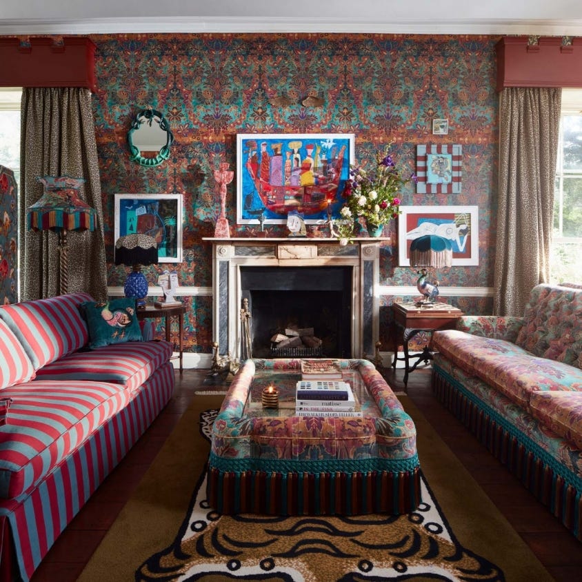 1-WA-AND-DI-AMA-XXX - Andastra Wallpaper - Amazonite - House of Hackney
