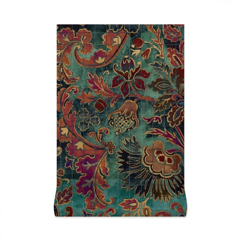 1-WA-AND-DI-AMA-XXX - Andastra Wallpaper - Amazonite - House of Hackney