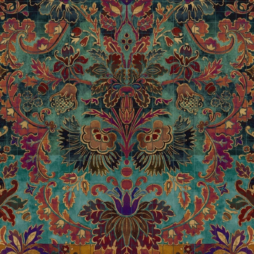 1-WA-AND-DI-AMA-XXX - Andastra Wallpaper - Amazonite - House of Hackney
