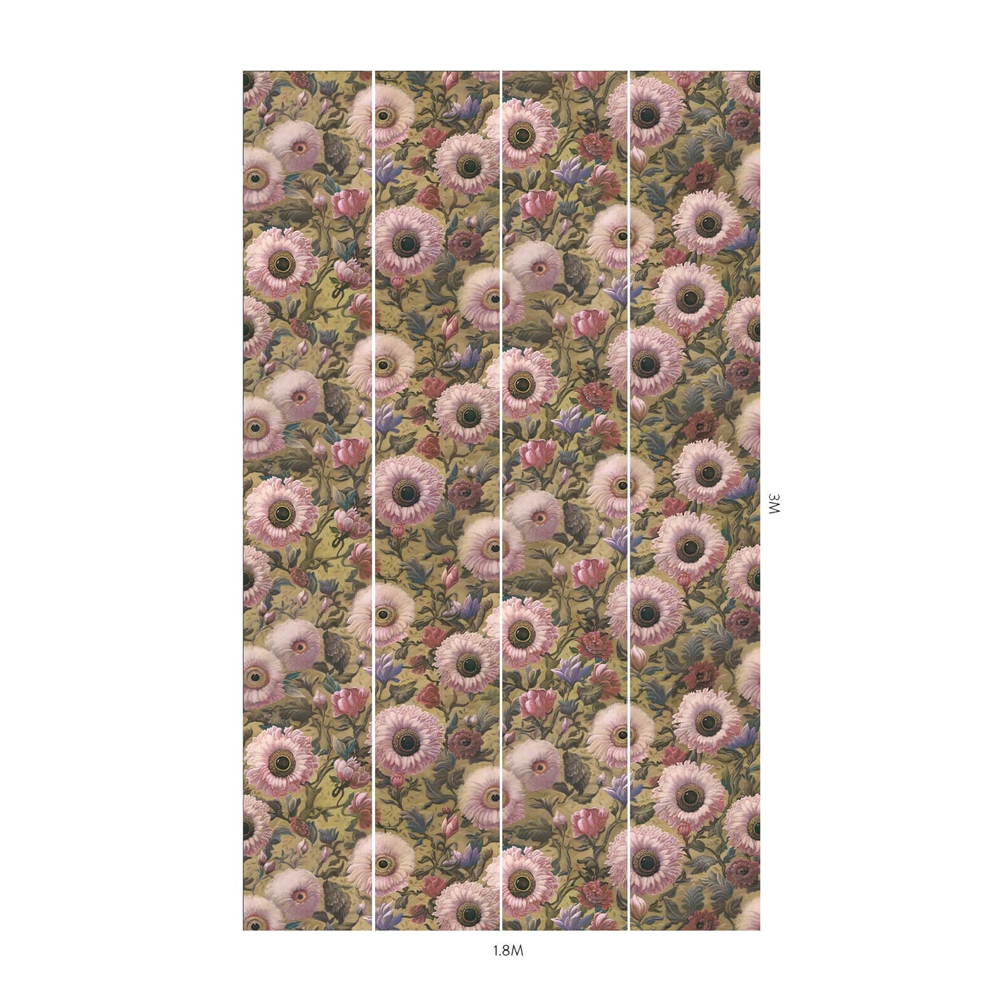 1-WA-APC-DI-AUO-XXX - Apricus Wallpaper - Aurelian - House of Hackney