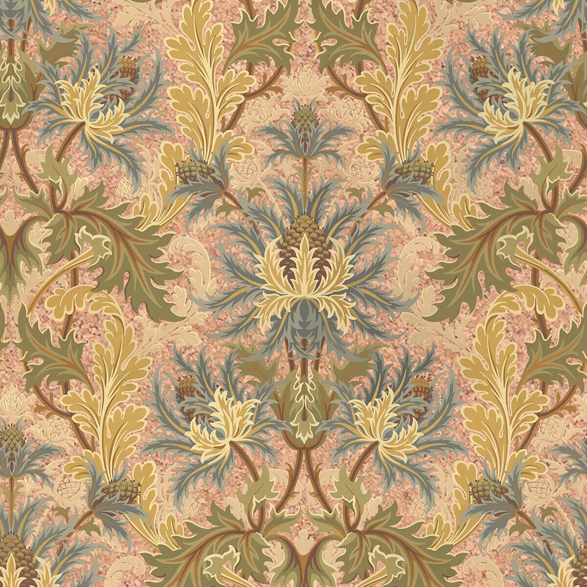 1-WA-AQF-DI-DAH-XXX - Aquifolia Cork Wallpaper - Dahlia - House of Hackney