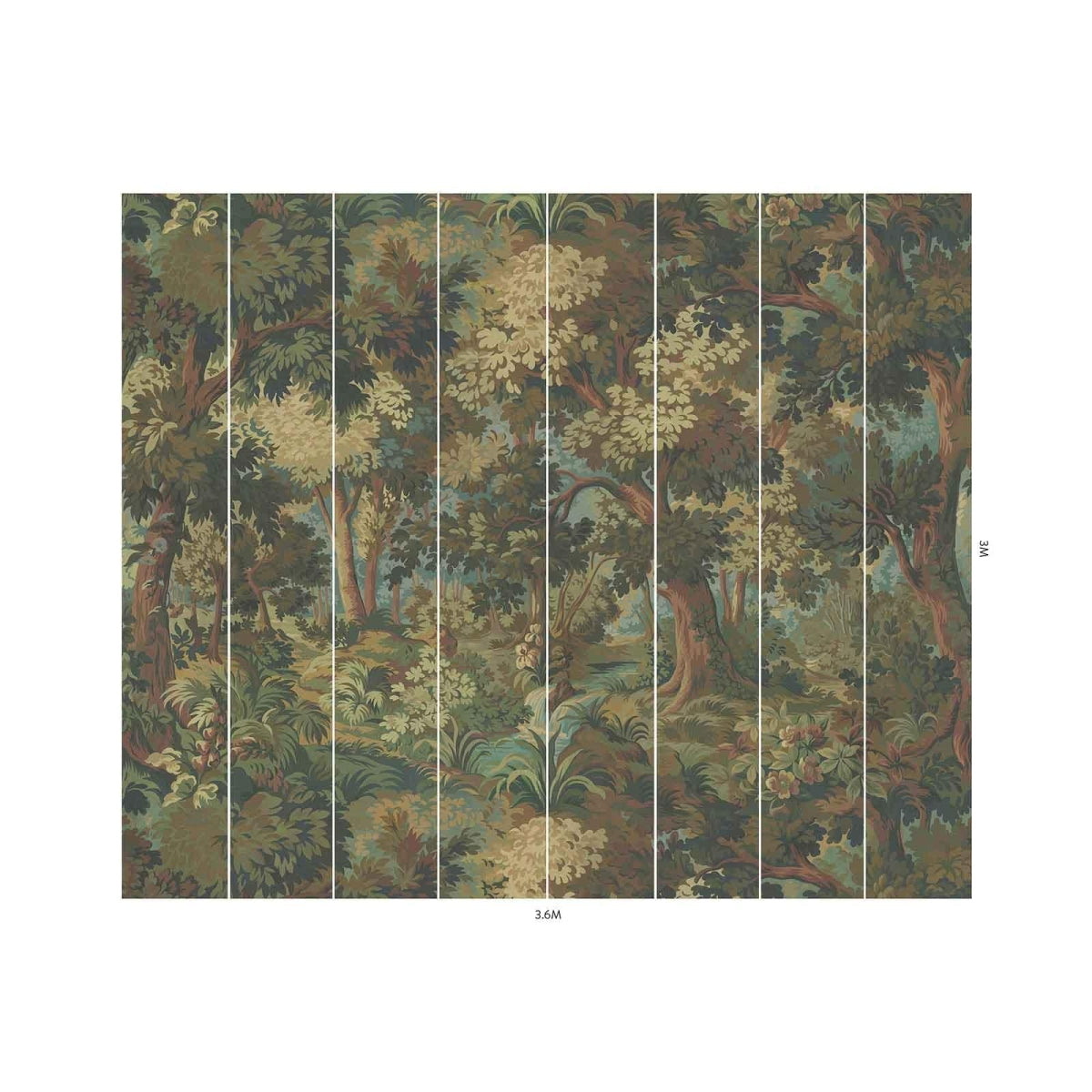 1-WA-ARB-DI-AUT-XXX - Arborea Wallpaper - Autumn - House of Hackney