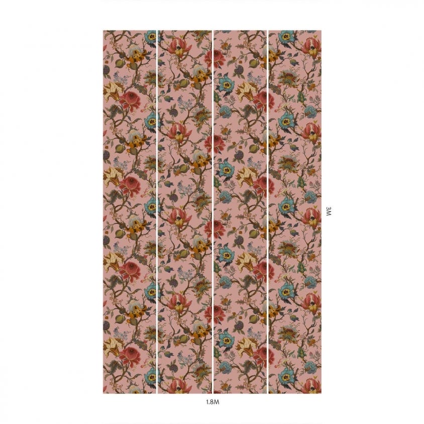 1-WA-ART-DI-BLS-XXX - Artemis Wallpaper - Blush - House of Hackney