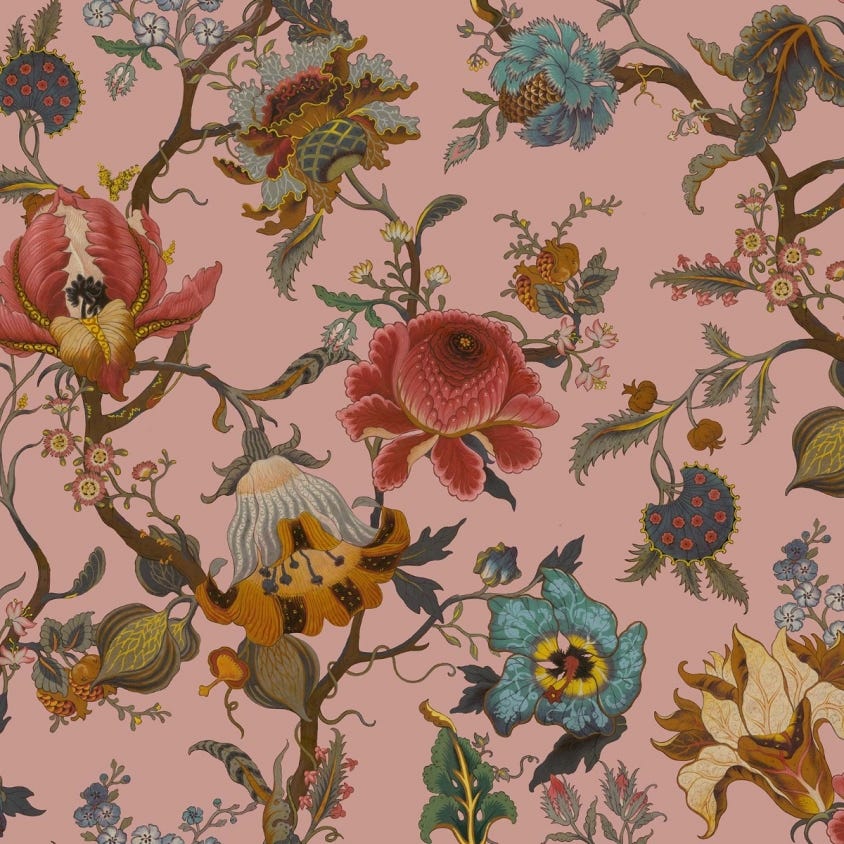 1-WA-ART-DI-BLS-XXX - Artemis Wallpaper - Blush - House of Hackney