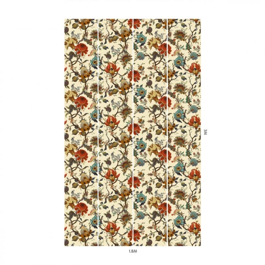 1-WA-ART-DI-ECR-XXX - Artemis Wallpaper - Ecru - House of Hackney