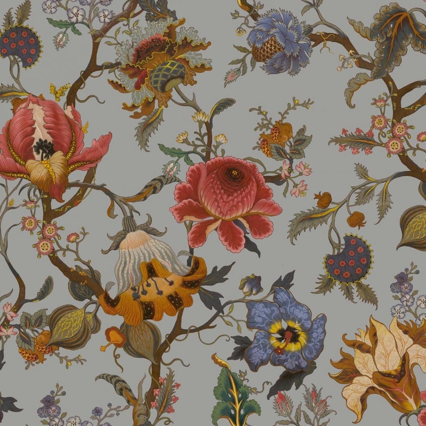 1-WA-ART-DI-GRY-XXX - Artemis Wallpaper - Dove-Grey - House of Hackney