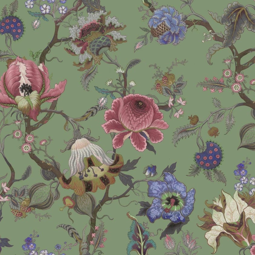 1-WA-ART-DI-JAD-XXX - Artemis Wallpaper - Jadeite - House of Hackney
