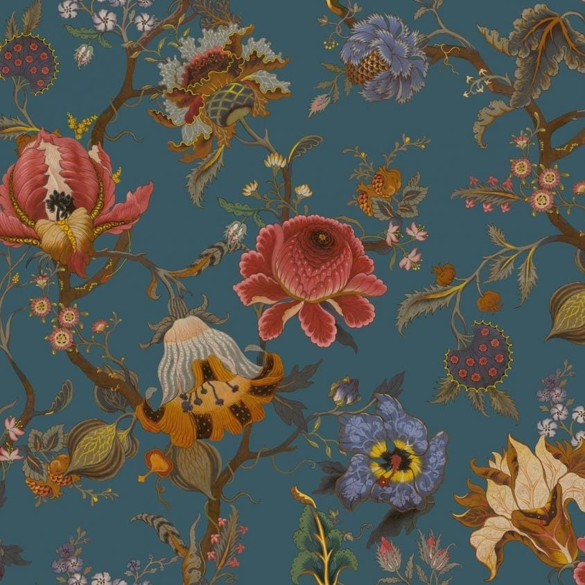 1-WA-ART-DI-PET-XXX - Artemis Wallpaper - Petrol - House of Hackney