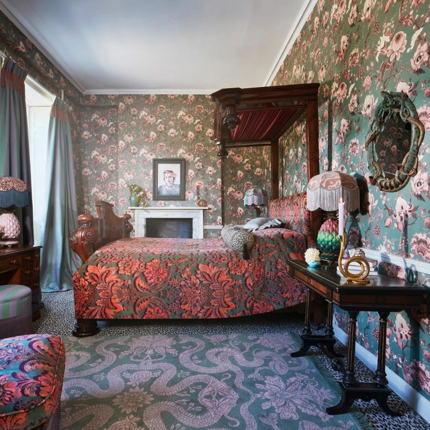 1-WA-ART-DI-VER-XXX - Artemis Wallpaper - Verdigris - House of Hackney