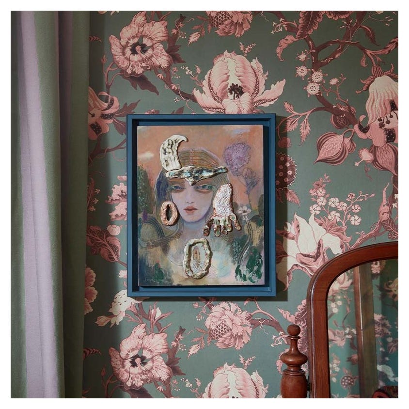1-WA-ART-DI-VER-XXX - Artemis Wallpaper - Verdigris - House of Hackney