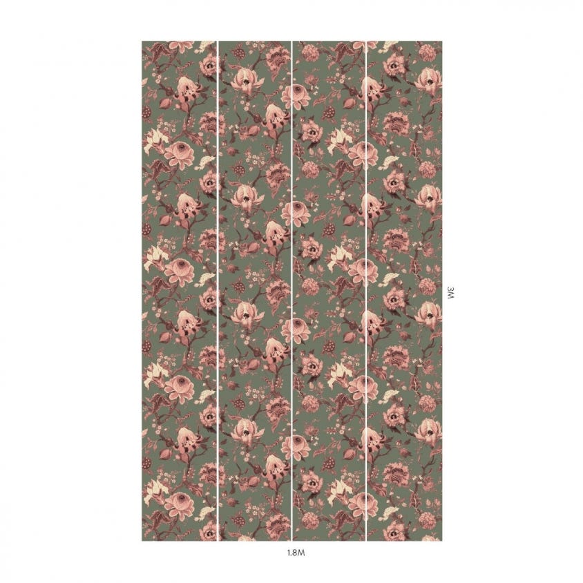 1-WA-ART-DI-VER-XXX - Artemis Wallpaper - Verdigris - House of Hackney