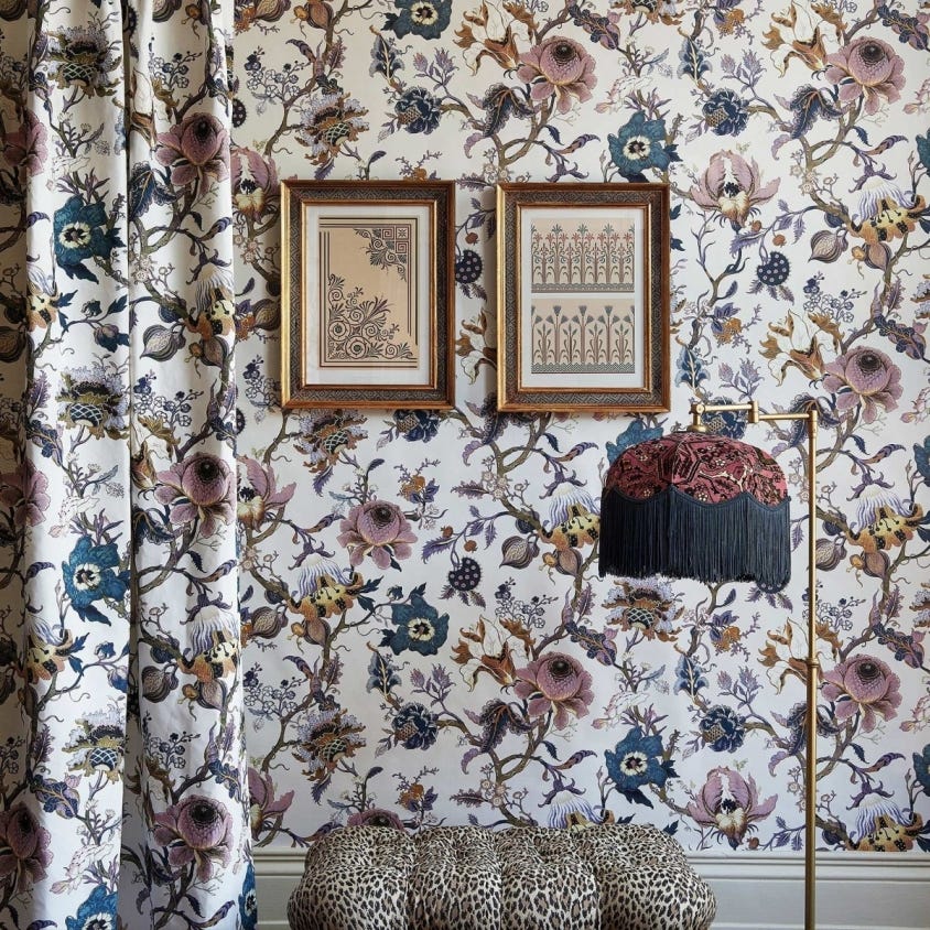 1-WA-ART-DI-WHT-XXX - Artemis Wallpaper - Off-White - House of Hackney