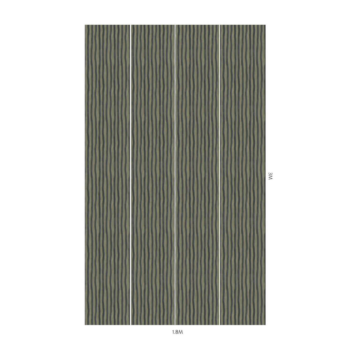 1-WA-ATS-DI-LAG-XXX - Artist's Stripe Wallpaper - Laurustine & Galaxias - House of Hackney