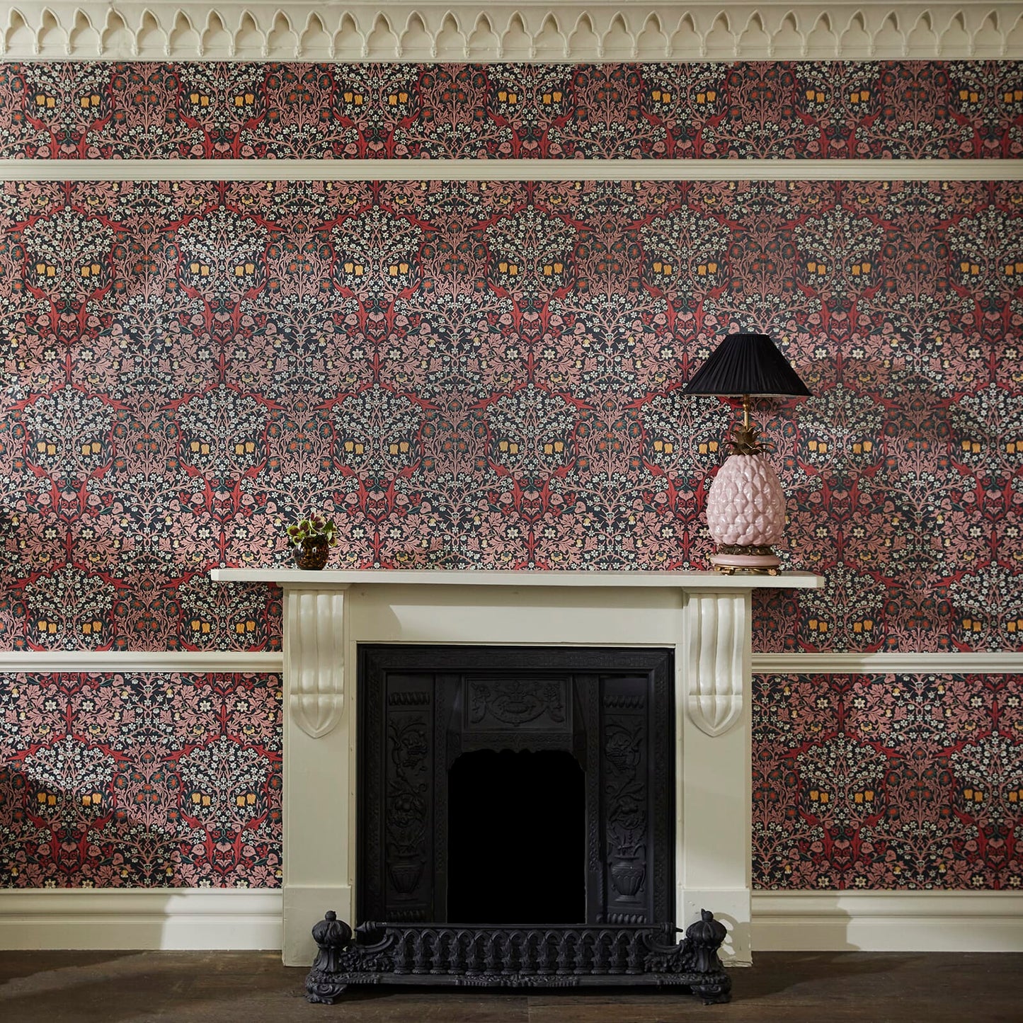1-WA-BLA-DI-TOU-XXX - Blackthorn Wallpaper - Tourmaline - House of Hackney