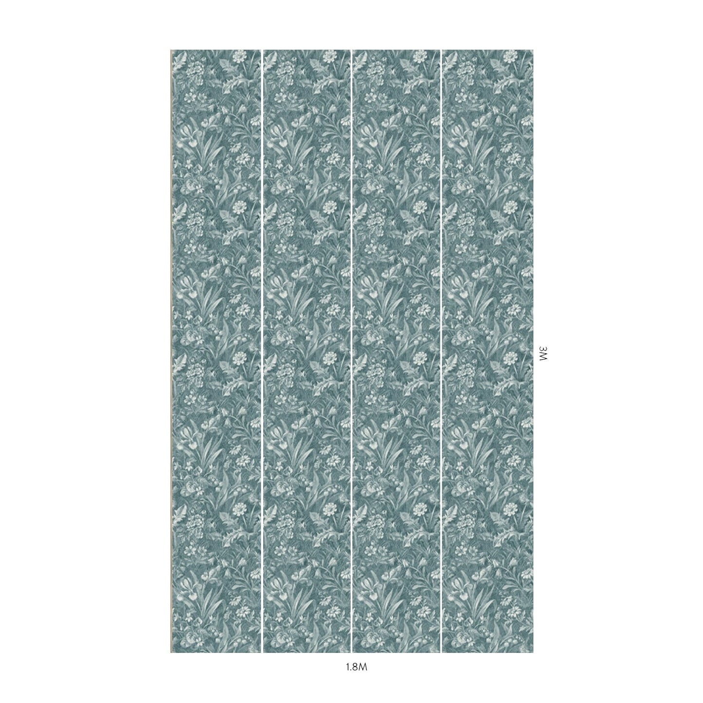 1-WA-BLT-DI-EUP-XXX - Beltane Wallpaper - Euphorbia - House of Hackney