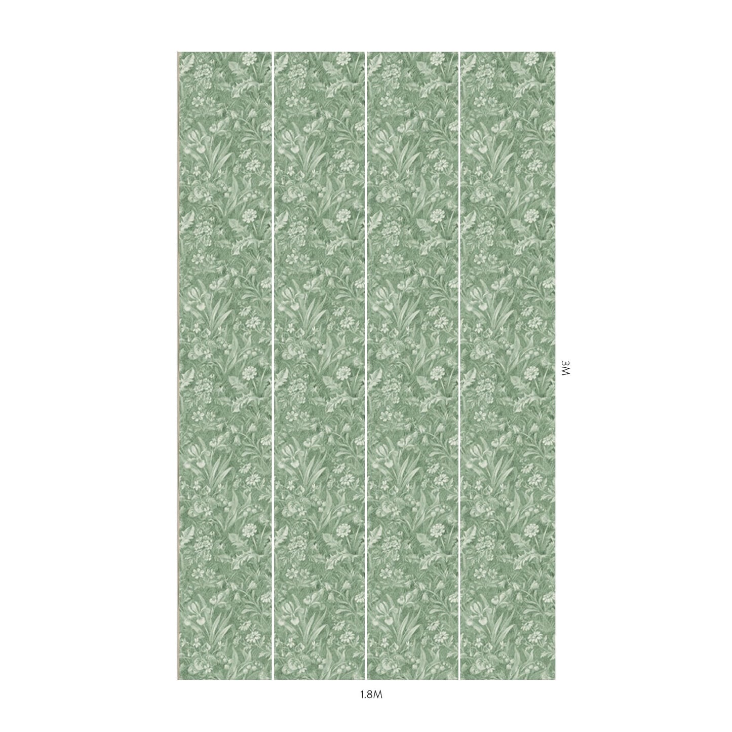 1-WA-BLT-DI-GRS-XXX - Beltane Wallpaper - Grass - House of Hackney