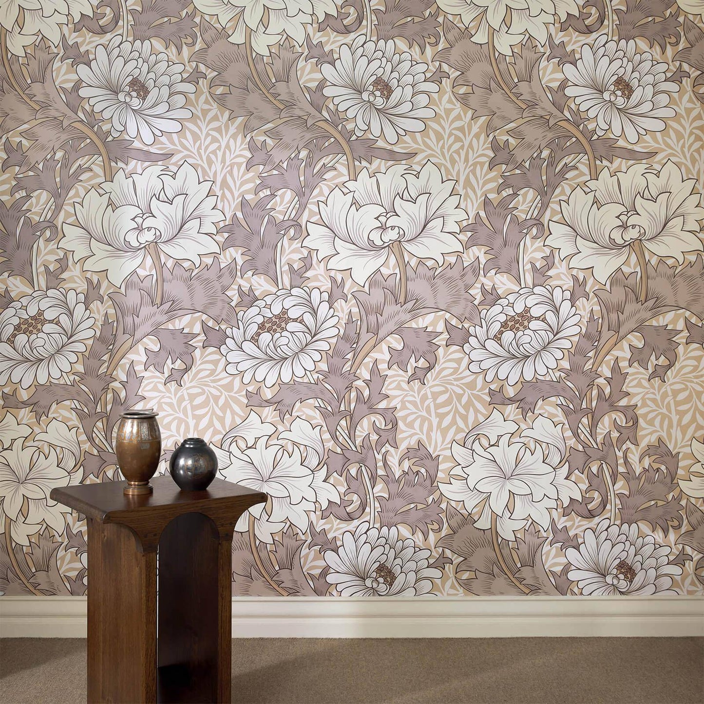 1-WA-CHM-DI-ASA-XXX - Chrysanthemum Magna Wallpaper - Astrantia - House of Hackney