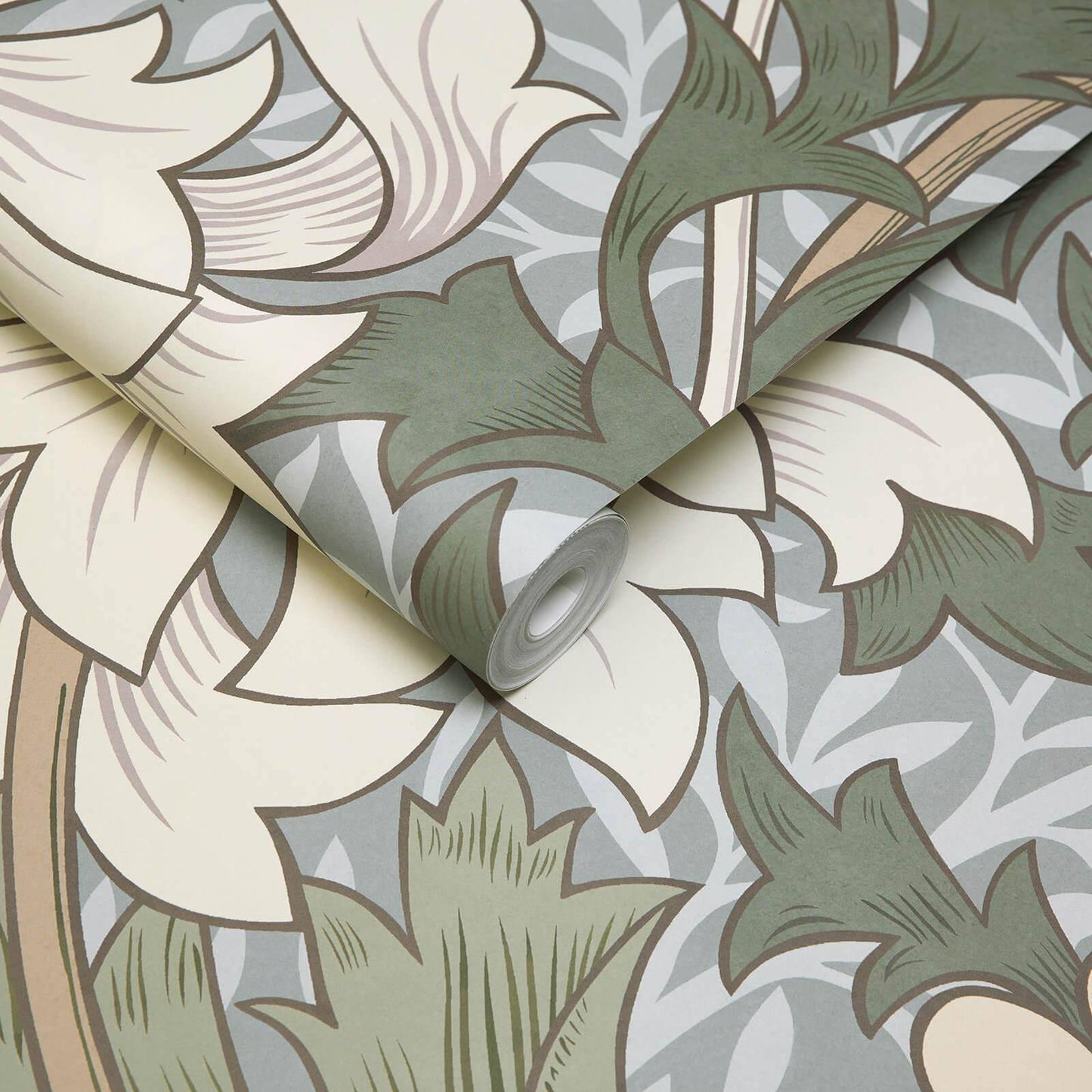 1-WA-CHM-DI-BYZ-XXX - Chrysanthemum Magna Wallpaper - Byzantine - House of Hackney