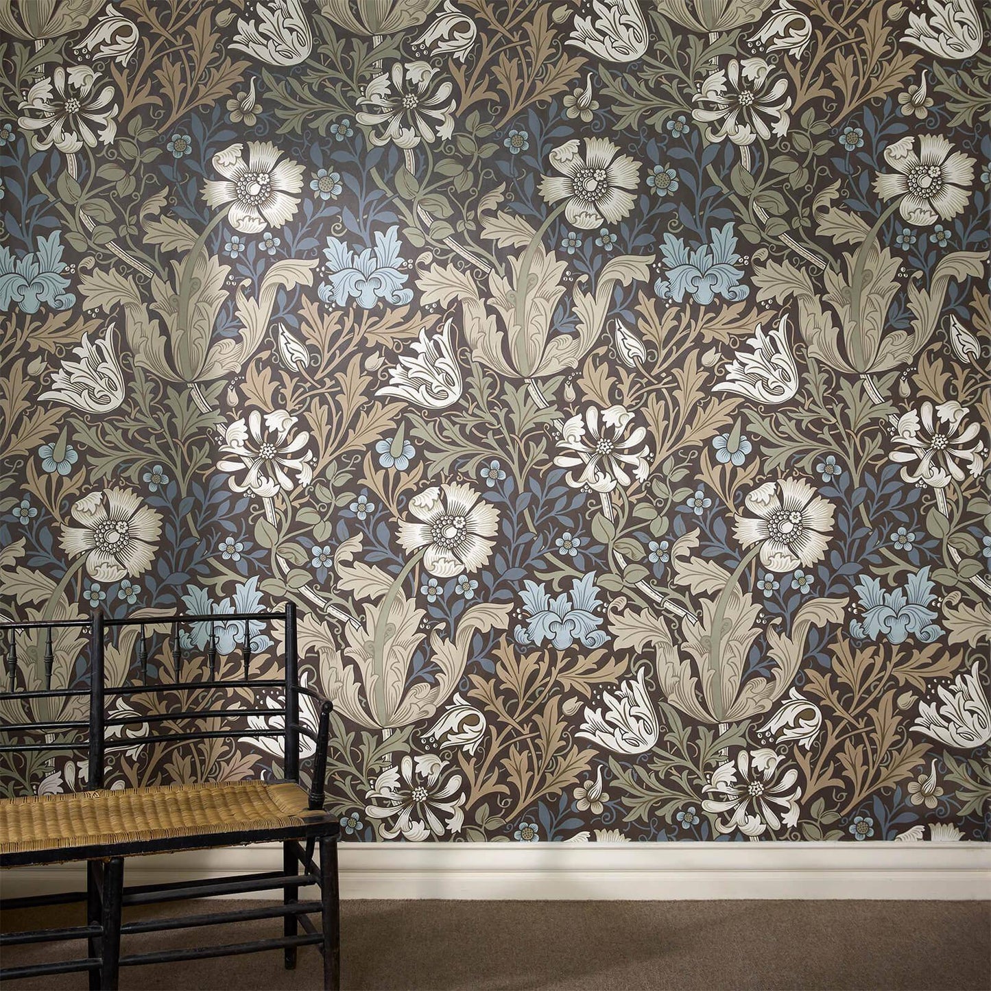 1-WA-CMM-DI-BAK-XXX - Compton Magna Wallpaper - Bark - House of Hackney