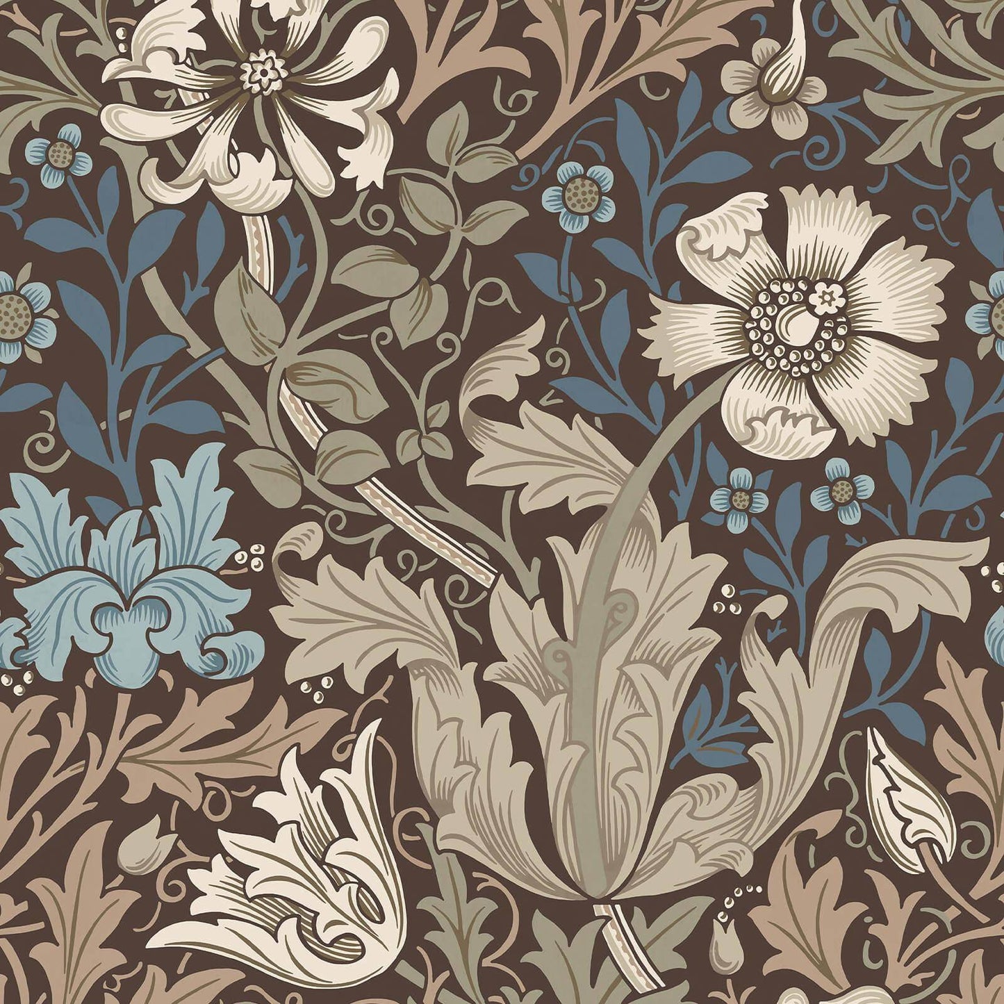 1-WA-CMM-DI-BAK-XXX - Compton Magna Wallpaper - Bark - House of Hackney