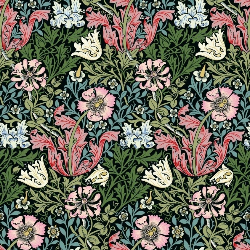 1-WA-COM-DI-ONX-XXX - Compton Wallpaper - Onyx - House of Hackney