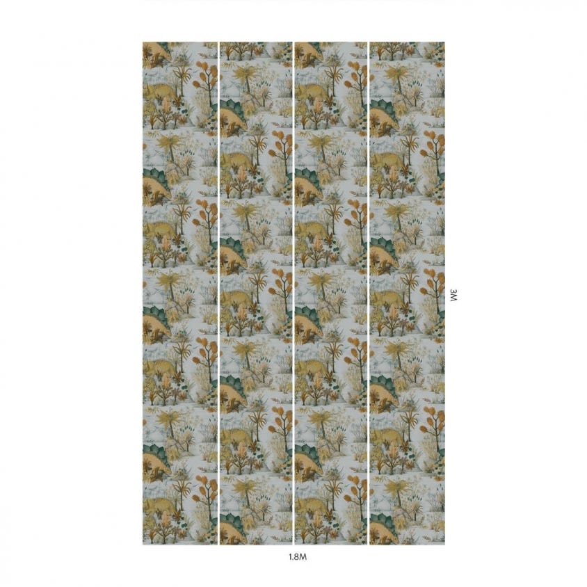 1-WA-DIN-DI-DSK-XXX - Dinosauria Wallpaper - Dusk - House of Hackney