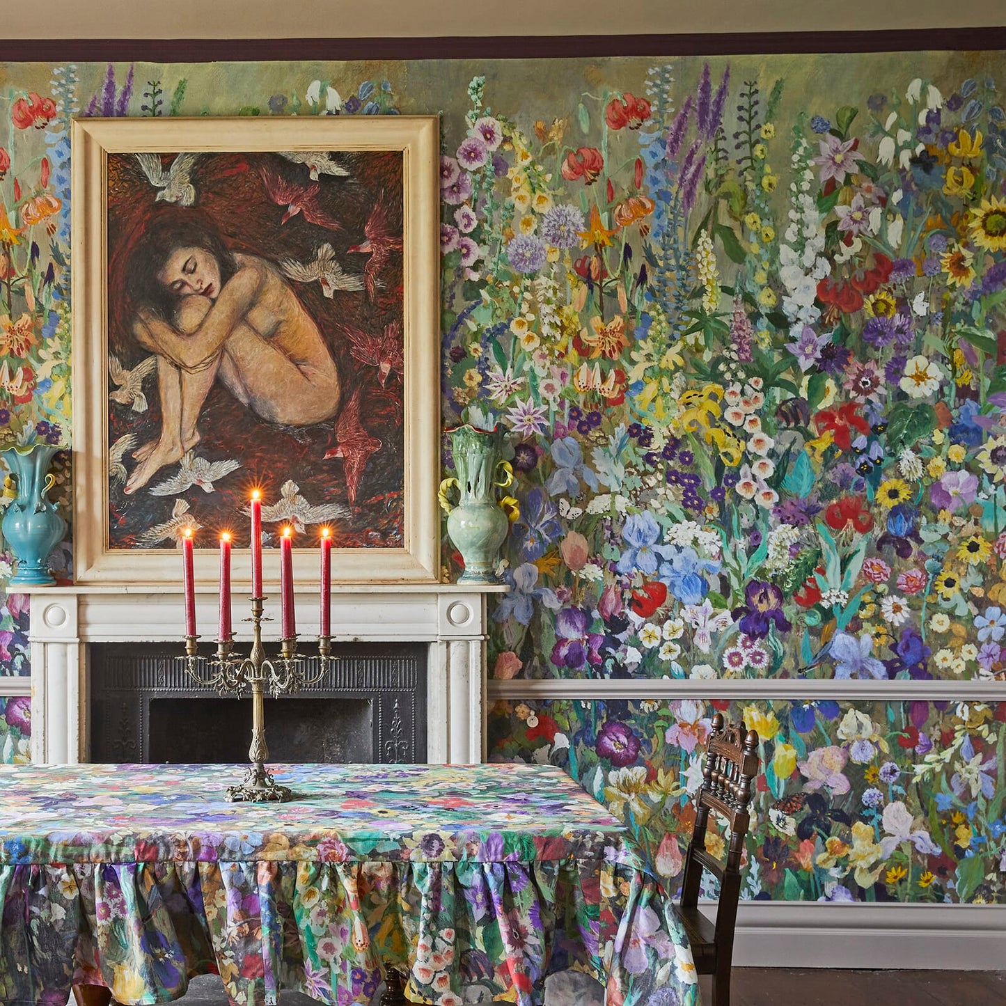 1-WA-FLB-DI-ZEI-XXX - Floribunda Magna Wallpaper - Zenith - House of Hackney