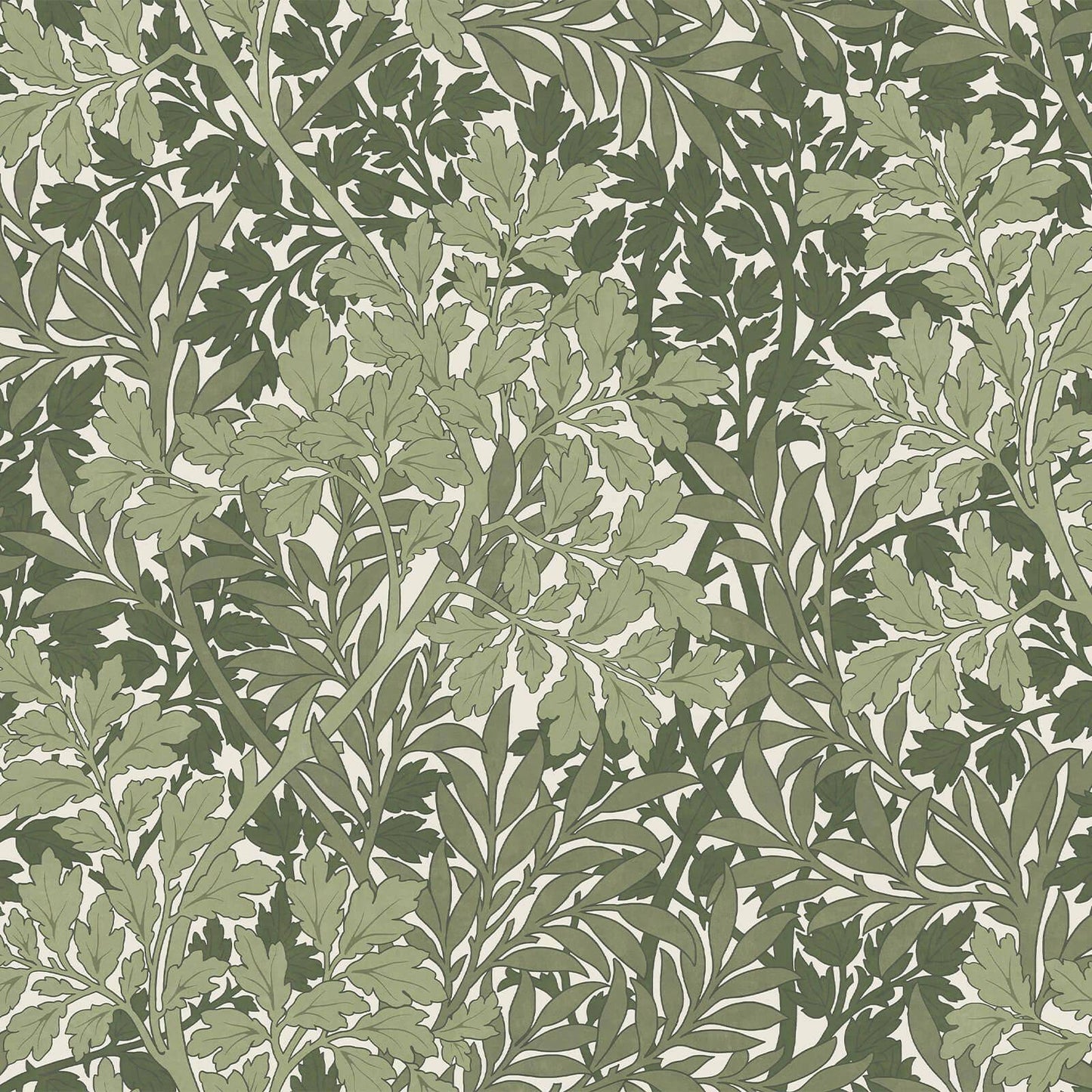1-WA-FLG-DI-APP-XXX - Foliage Magna Wallpaper - Apple - House of Hackney