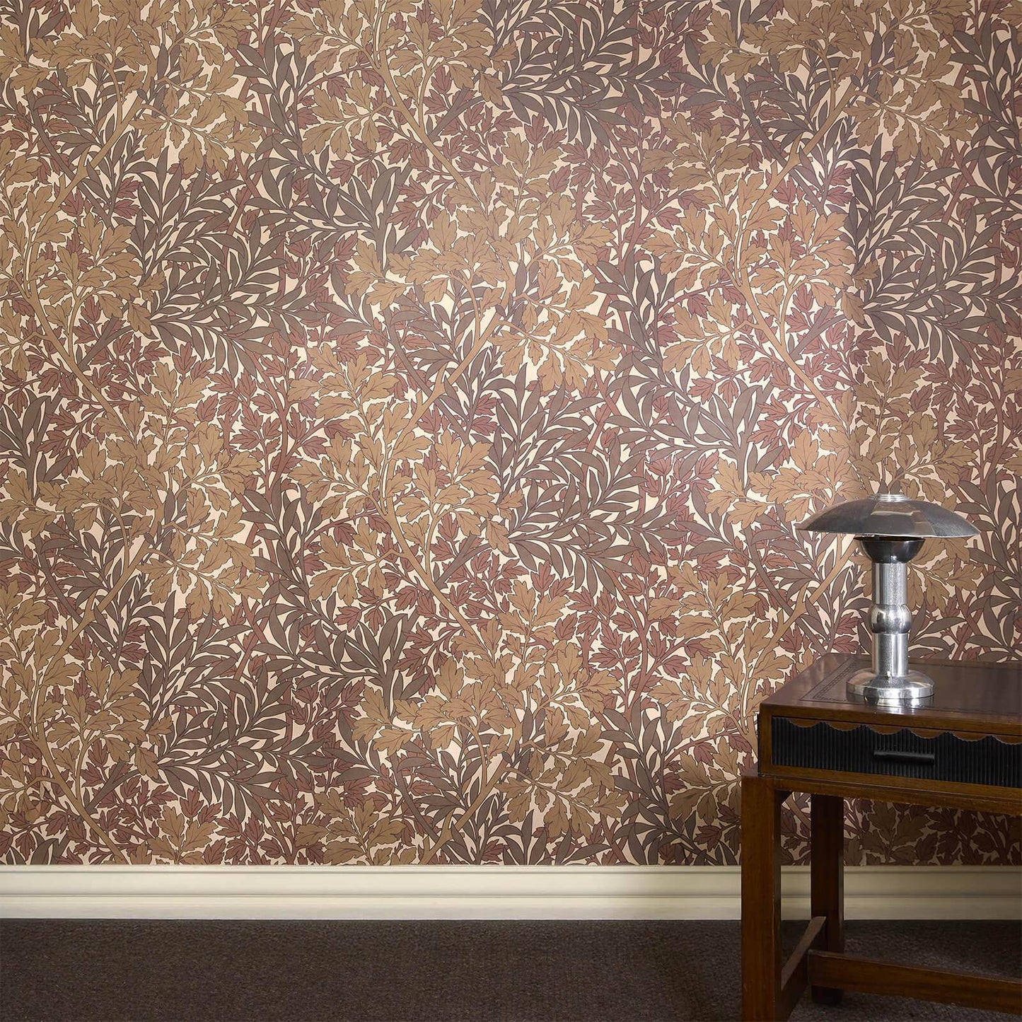 1-WA-FLG-DI-EAR-XXX - Foliage Magna Wallpaper - Earth - House of Hackney