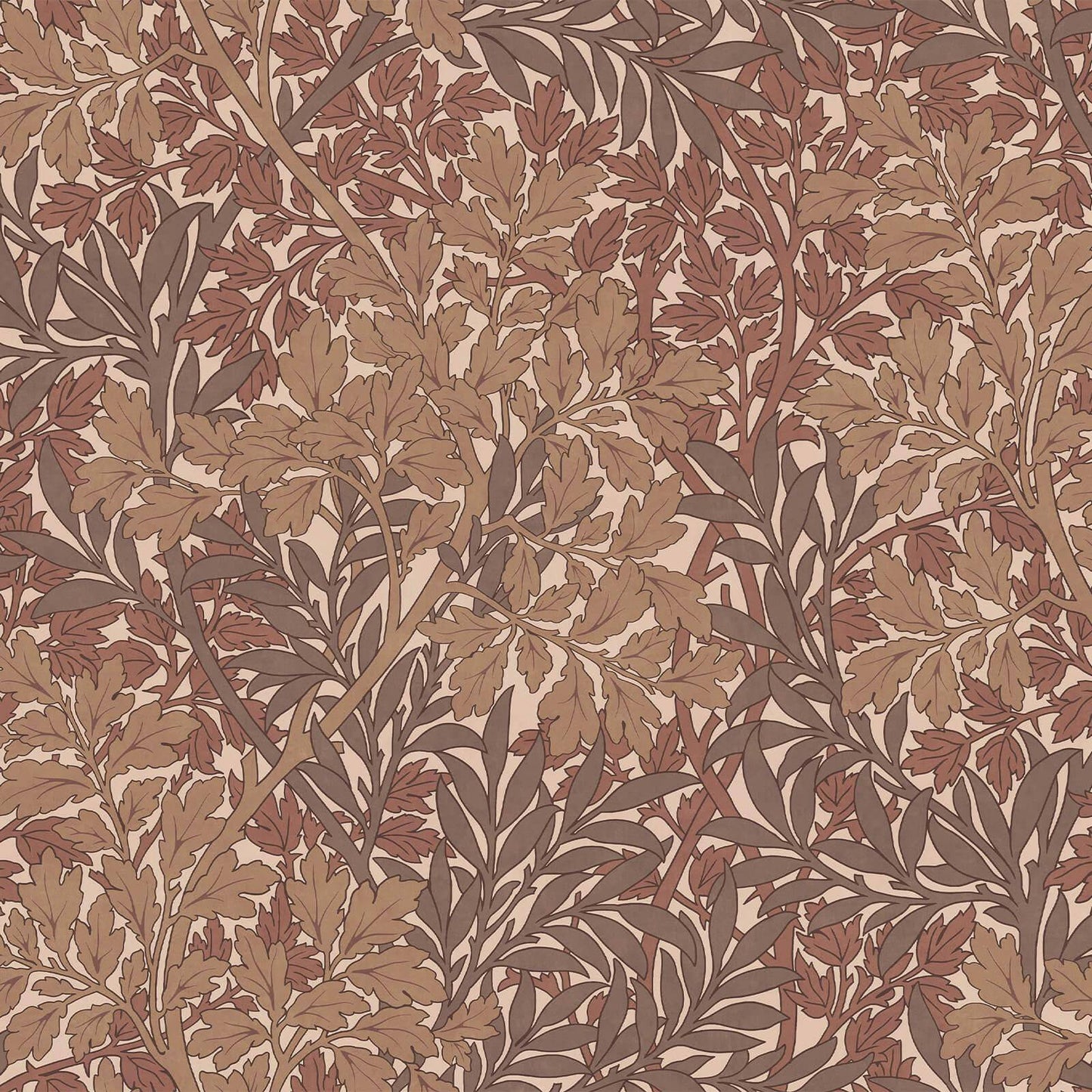 1-WA-FLG-DI-EAR-XXX - Foliage Magna Wallpaper - Earth - House of Hackney