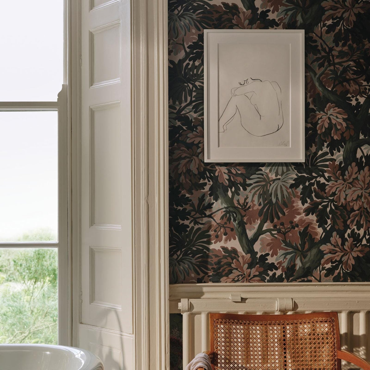 1-WA-FOM-DI-TOU-XXX - Foris Magna Wallpaper - Tourmaline - House of Hackney