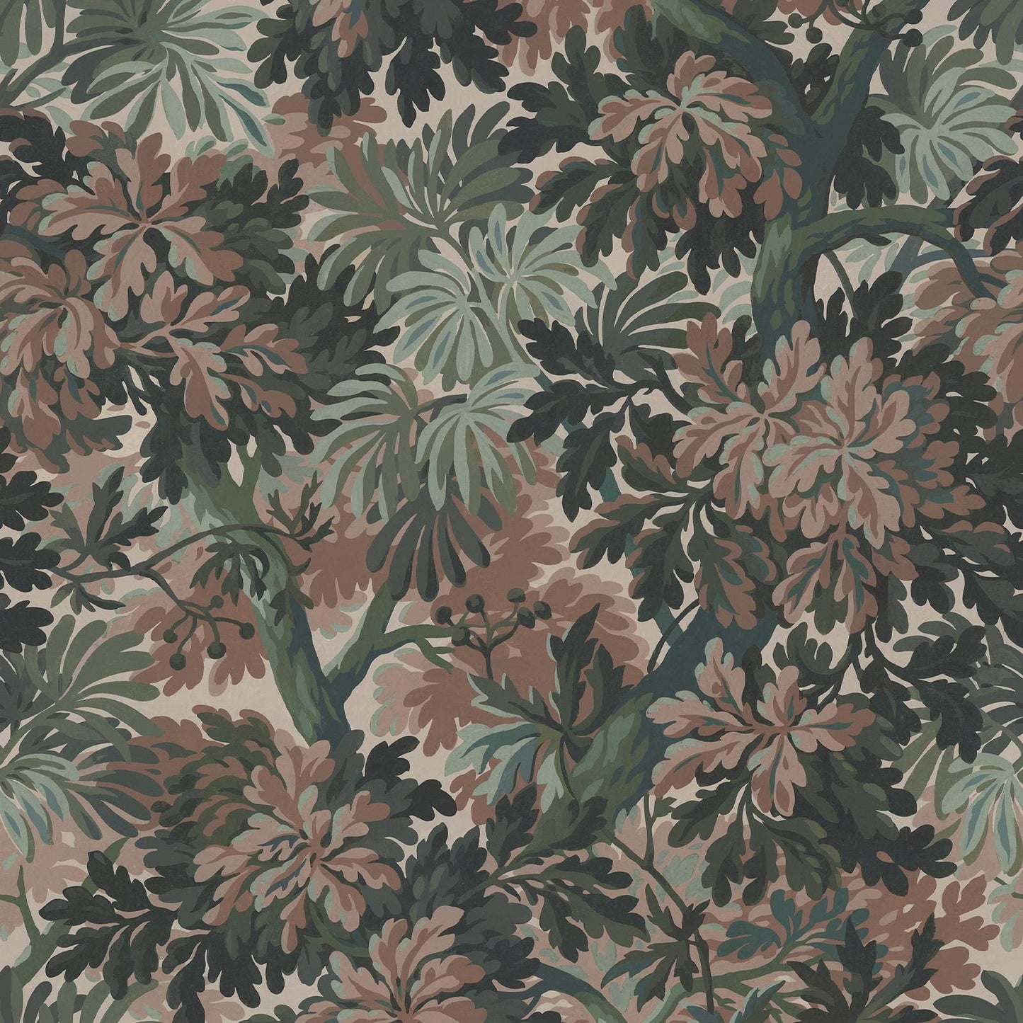 1-WA-FOM-DI-TOU-XXX - Foris Magna Wallpaper - Tourmaline - House of Hackney