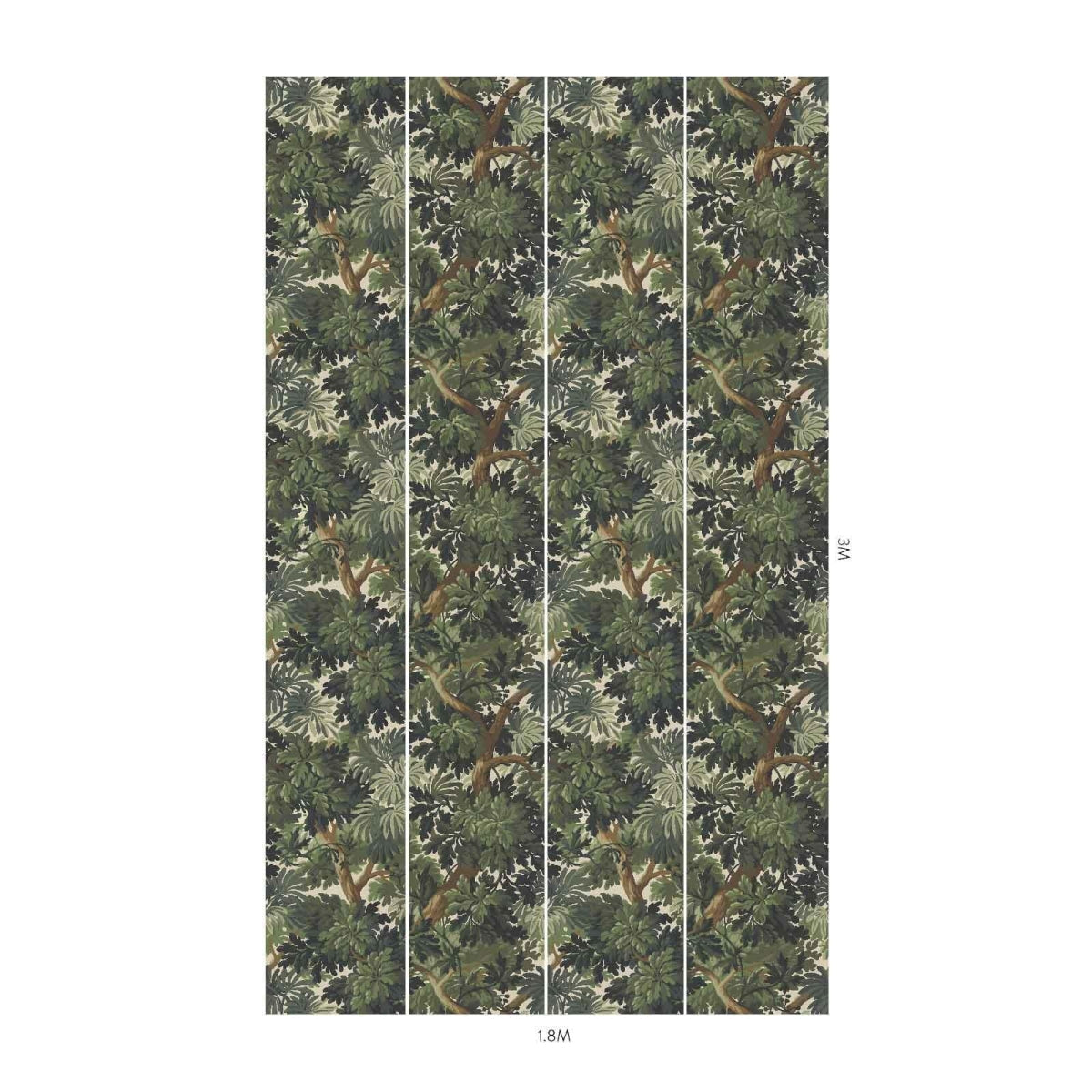 1-WA-FOM-DI-VDR-XXX - Foris Magna Wallpaper - Verdure - House of Hackney
