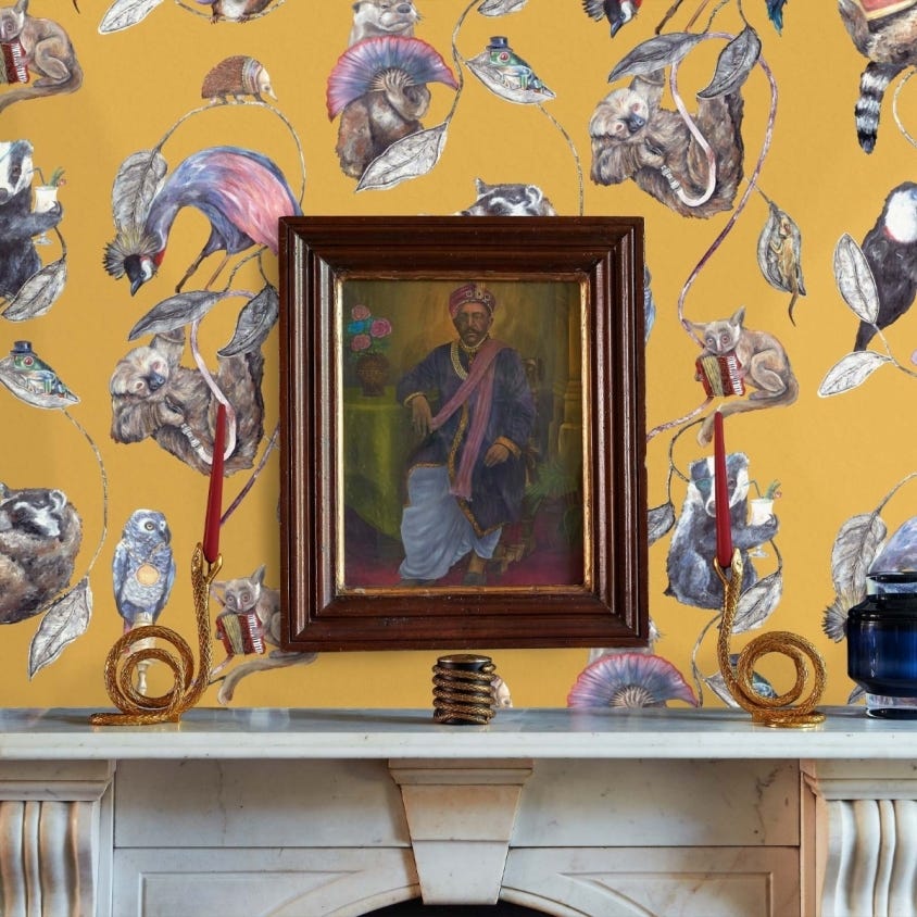 1-WA-HAC-DI-OCH-XXX - Hackney Empire Wallpaper - Ochre - House of Hackney