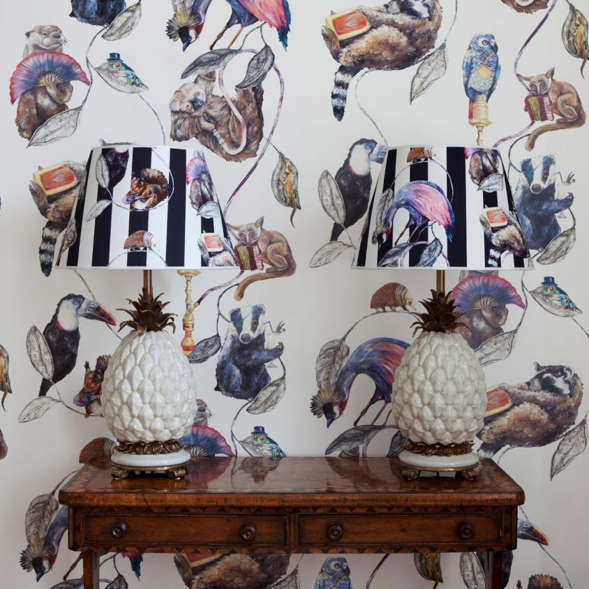 1-WA-HAC-DI-WHT-XXX - Hackney Empire Wallpaper - White - House of Hackney