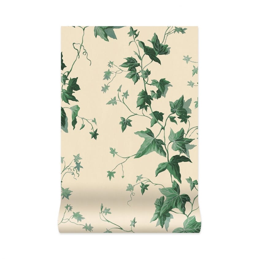 1-WA-HED-DI-VIR-XXX - Hedera Wallpaper - Viridian - House of Hackney