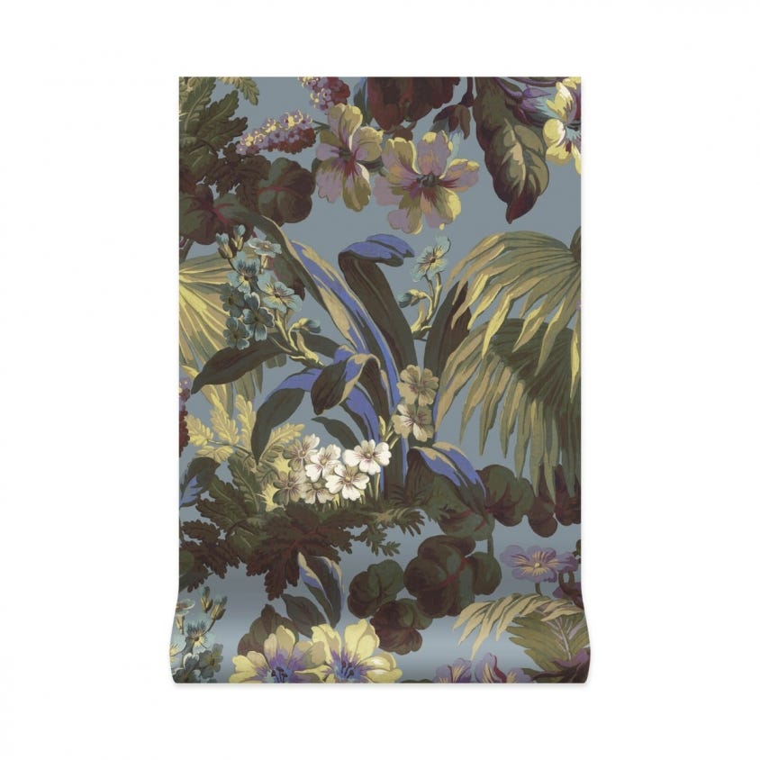1-WA-LIM-DI-IND-XXX - Limerence Wallpaper - Indigo - House of Hackney