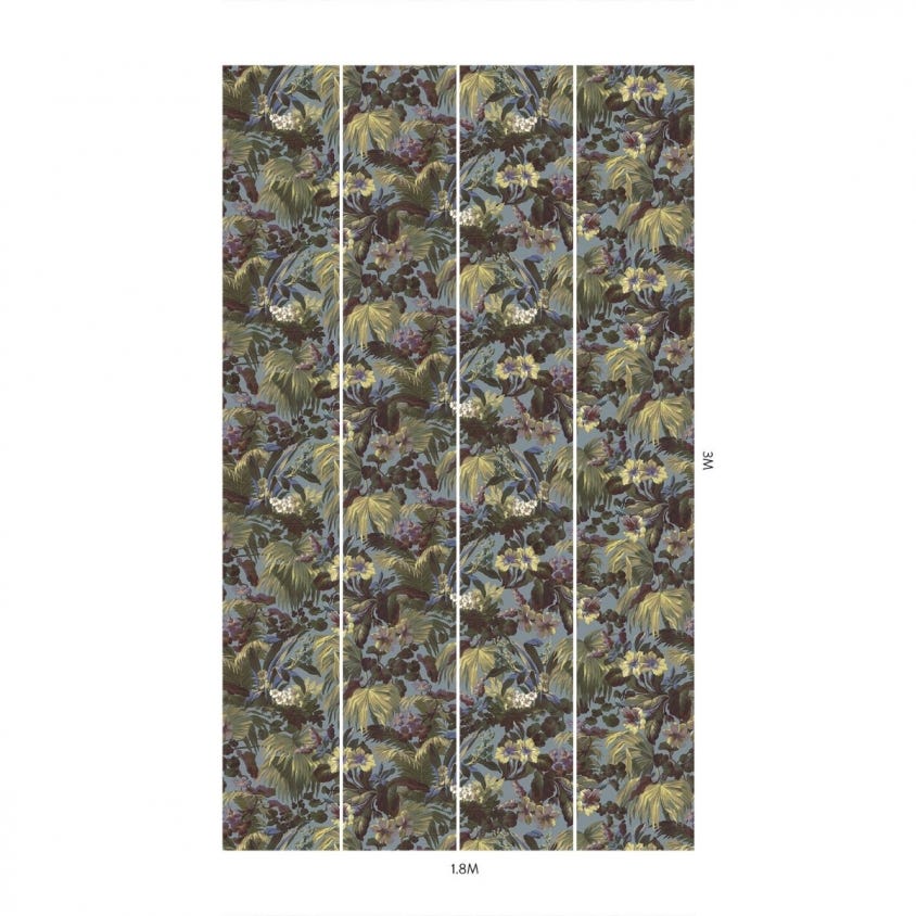 1-WA-LIM-DI-IND-XXX - Limerence Wallpaper - Indigo - House of Hackney